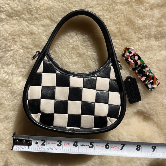 COACH BAG - Mini Ergo - Checkered Leather - Picture 9 of 14